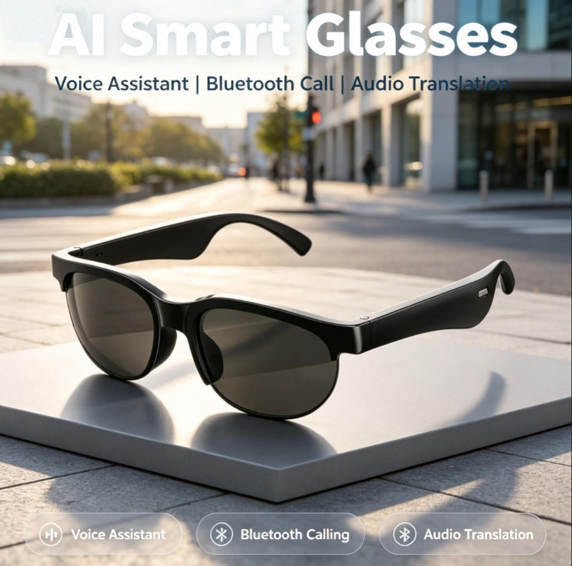 Smart Glasses Lens - 스마트 블루투스 안경 TAC 편광 선글라스