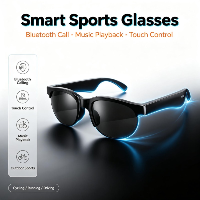 XG88 PRO 오픈형 스마트 블루투스 안경 TAC 편 - Smart Glasses Lens 리뷰 및 가격