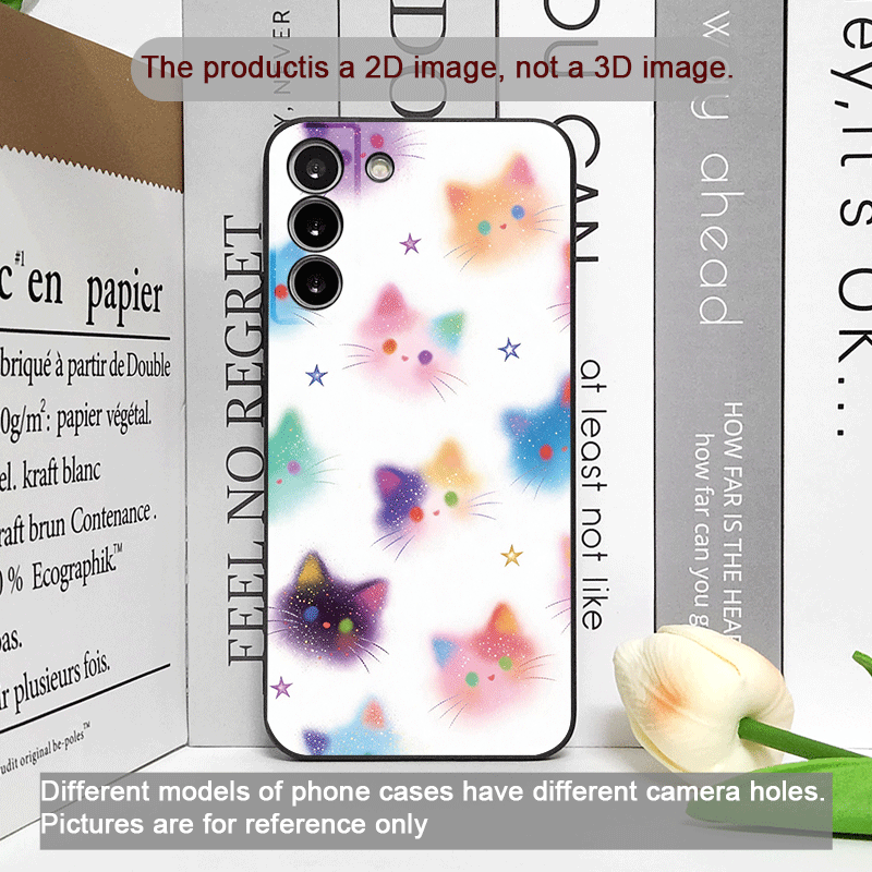 재미있는 그래피티 화려한 고양이 머리 프린트 휴대폰 케 - Huawei Mate 60 리뷰 및 가격